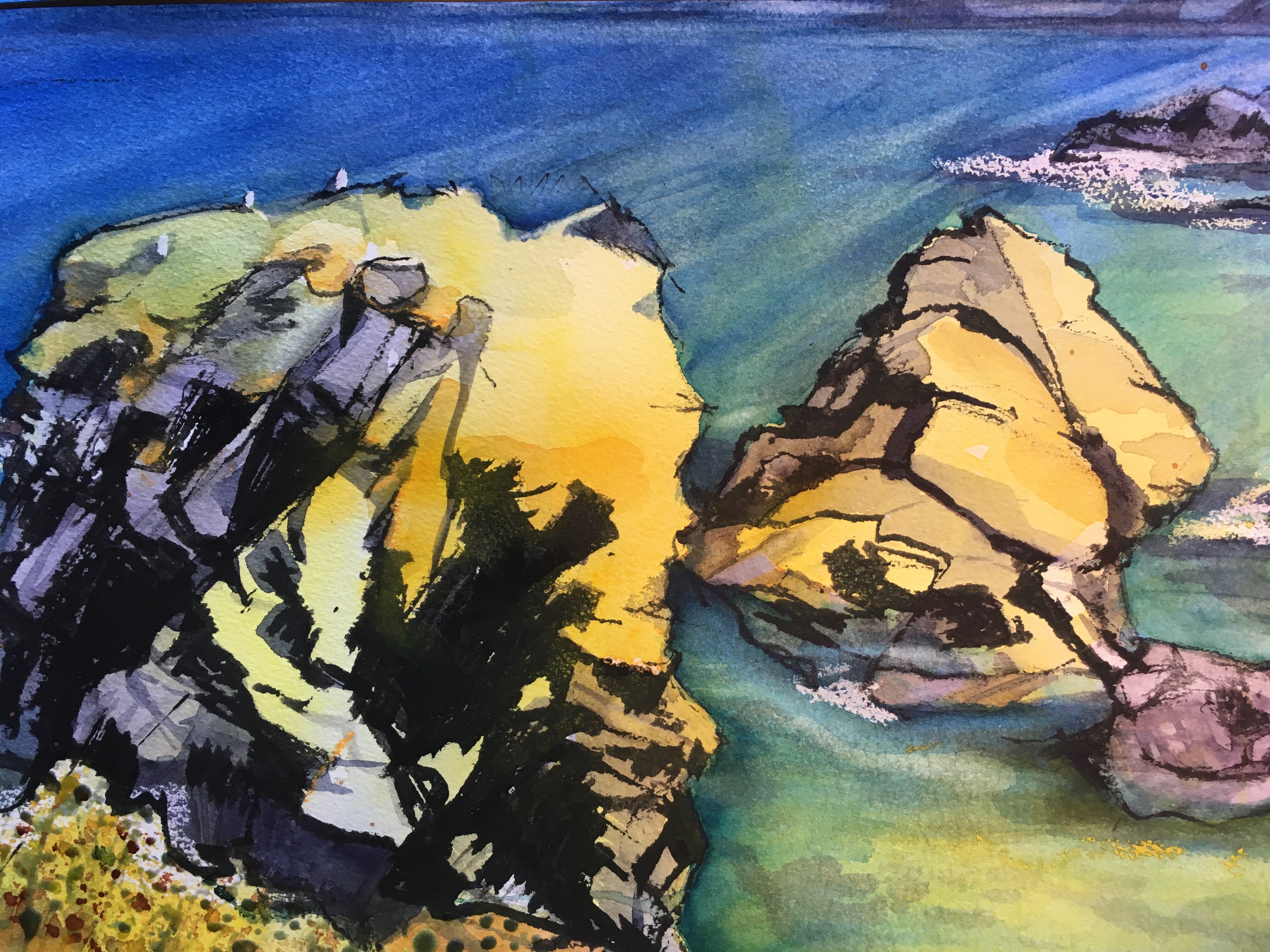 Linda Gold 'Hot Morning #2, Treyarnon'